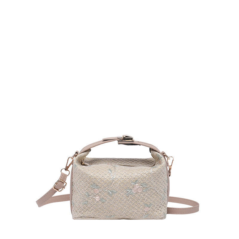 Bestickte Blumen Mini-Handtasche Brehn