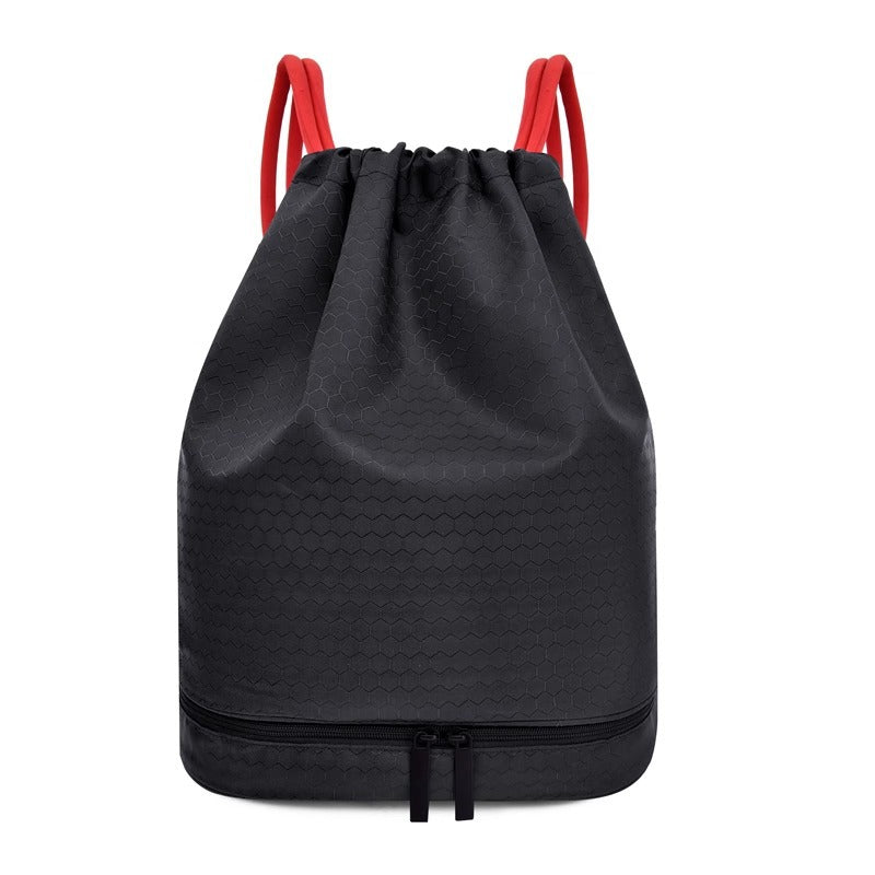 Leichter Hexagonmuster Kordelzug Rucksack Brehn