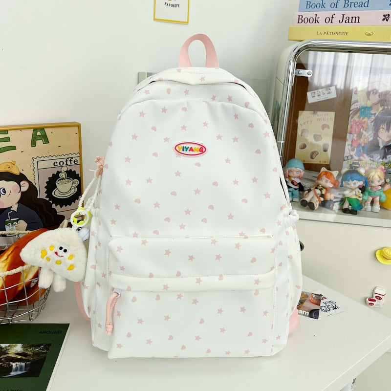 Lässiger Rucksack mit Sternenmuster