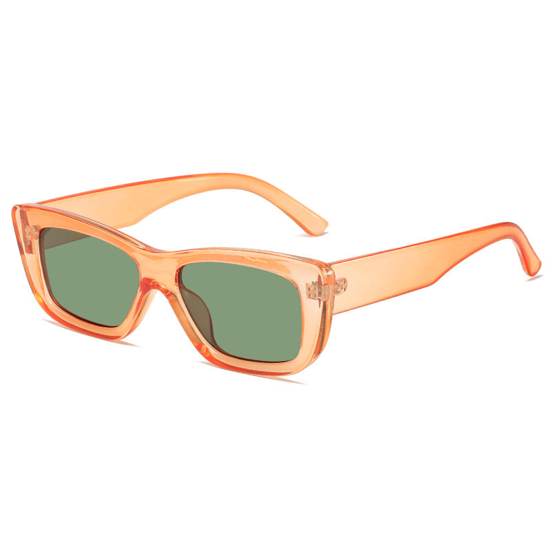 Damen modische Sonnenbrille mit rechteckigem Gestell Brehn