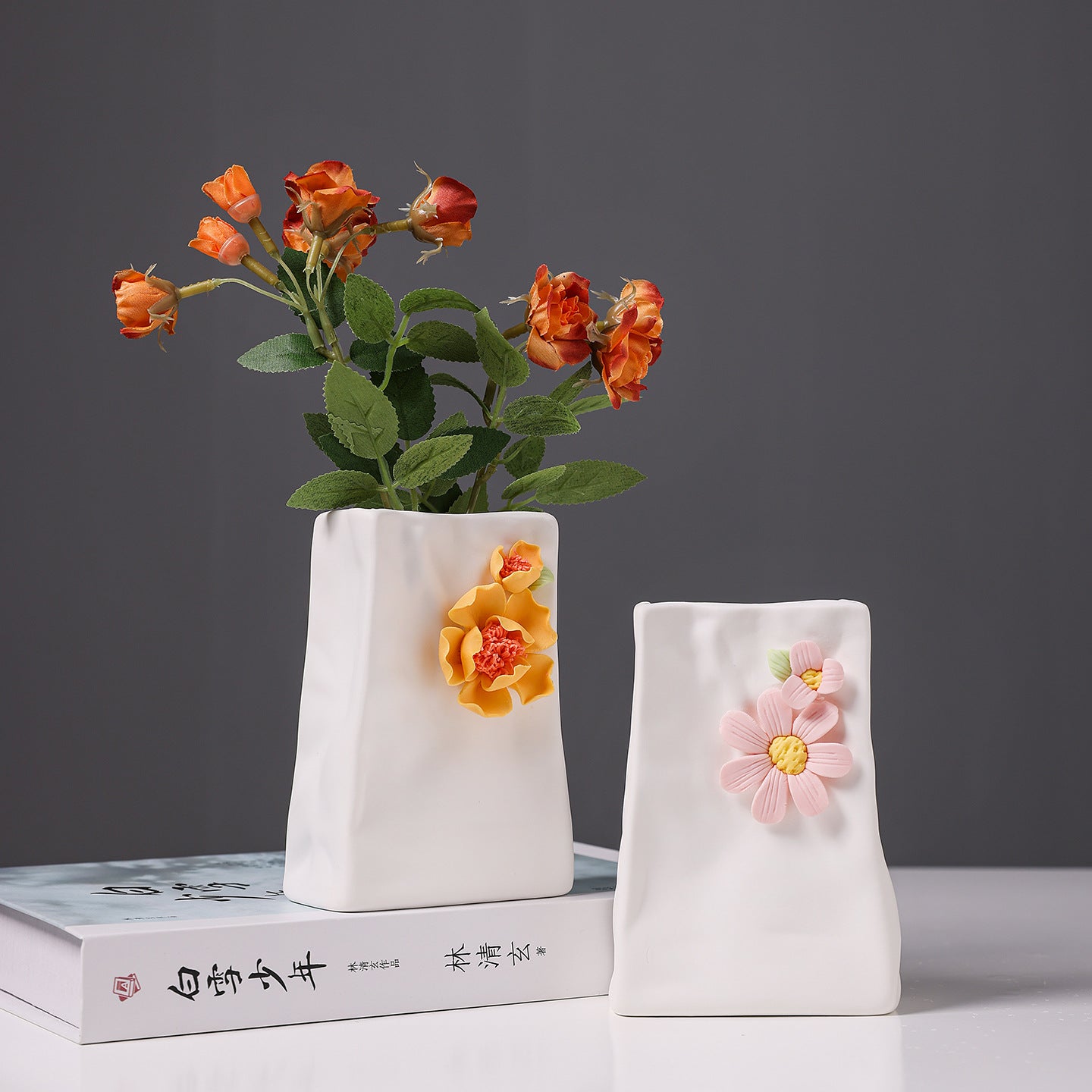 Dekorative Florale Skulptur