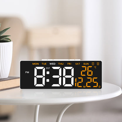 Digitaler Multifunktionswecker mit Temperatur- und Wochentagsanzeige Brehn