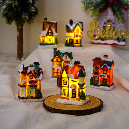 Dekorative Weihnachtsbeleuchtungshaus Brehn