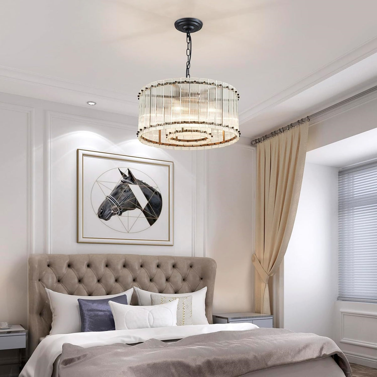 Moderne Artisan Kristall Pendelleuchte