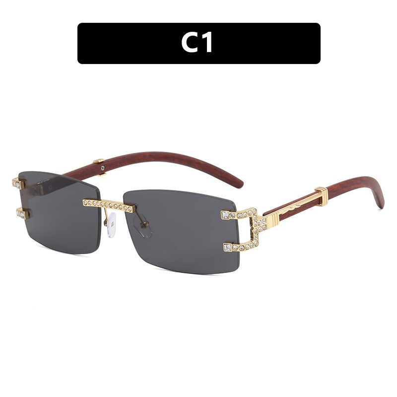 Damen exklusive Sonnenbrille im eleganten Design mit Strass-Akzenten Brehn