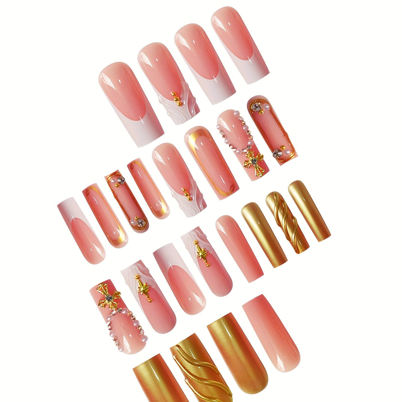 Glamorous Press-On Nail Set Brehn