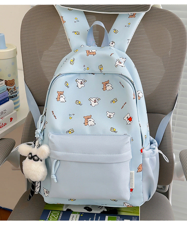 Niedlicher cartoon-themed Schulrucksack