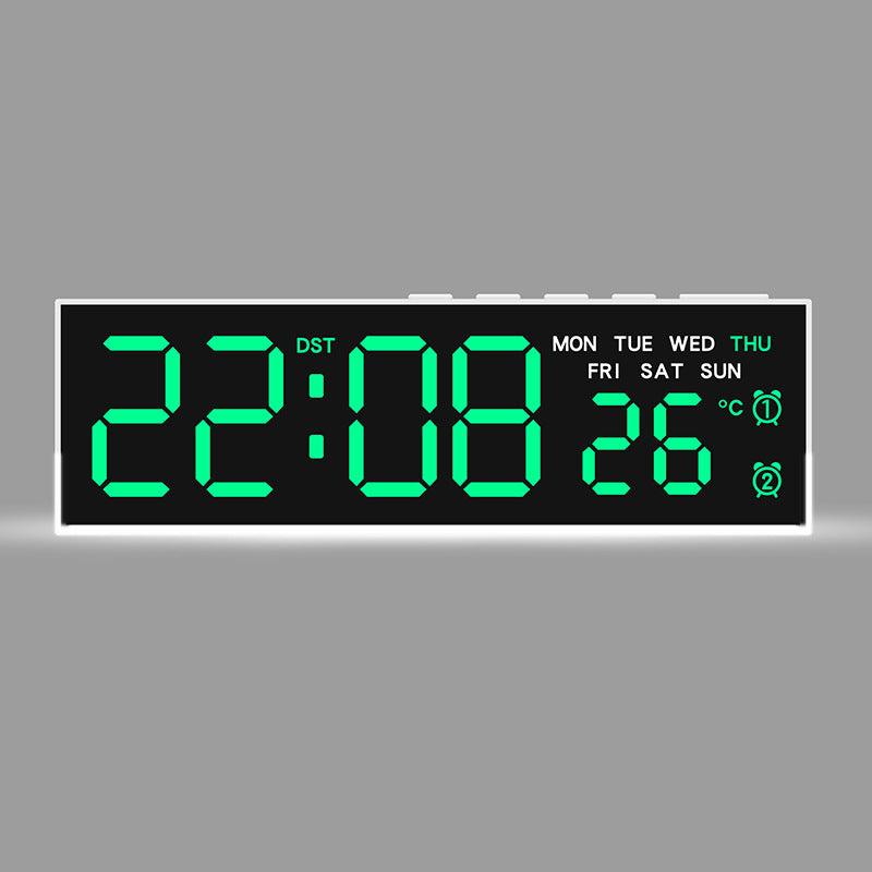 Digitaluhr mit Integriertem Thermometer und Wochentagsanzeige Brehn