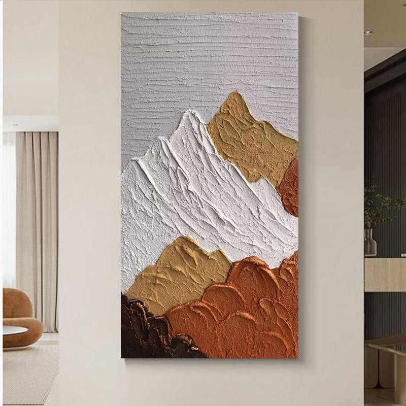 Dekorative abstrakte strukturierte Wandkunst