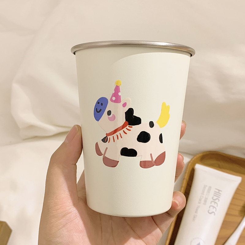Trinkbecher mit Lustigem Kuhdesign Brehn