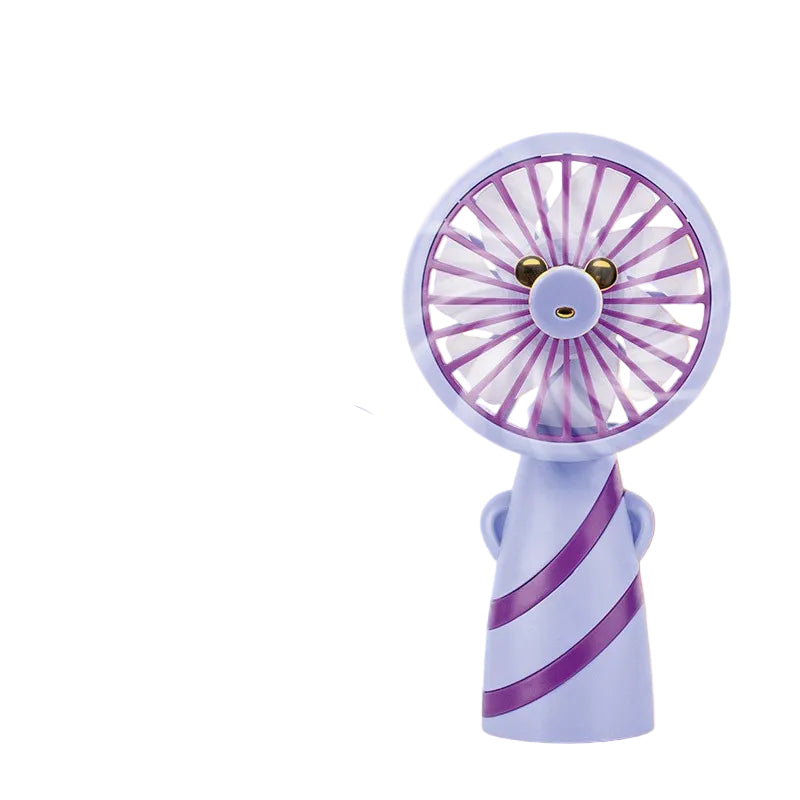 Damen Tragbarer Mini Handventilator im niedlichen Bärendesign Brehn