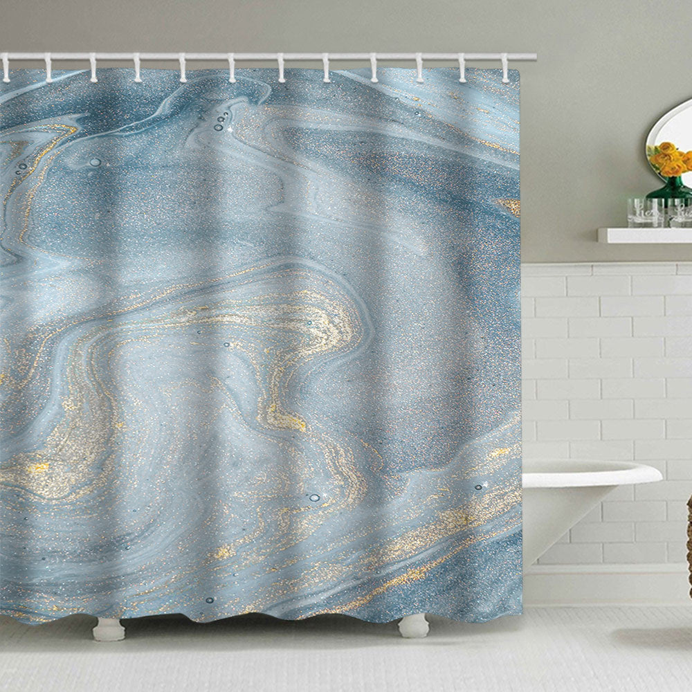 Künstlerisches Marmor Design Duschvorhang Brehn