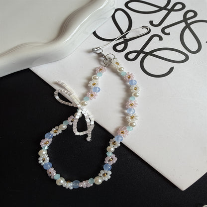 Blumiger Perlenbrillenhalter Brehn