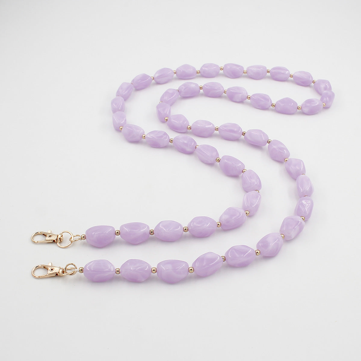 Chunky Beaded Brillen Kette Brehn