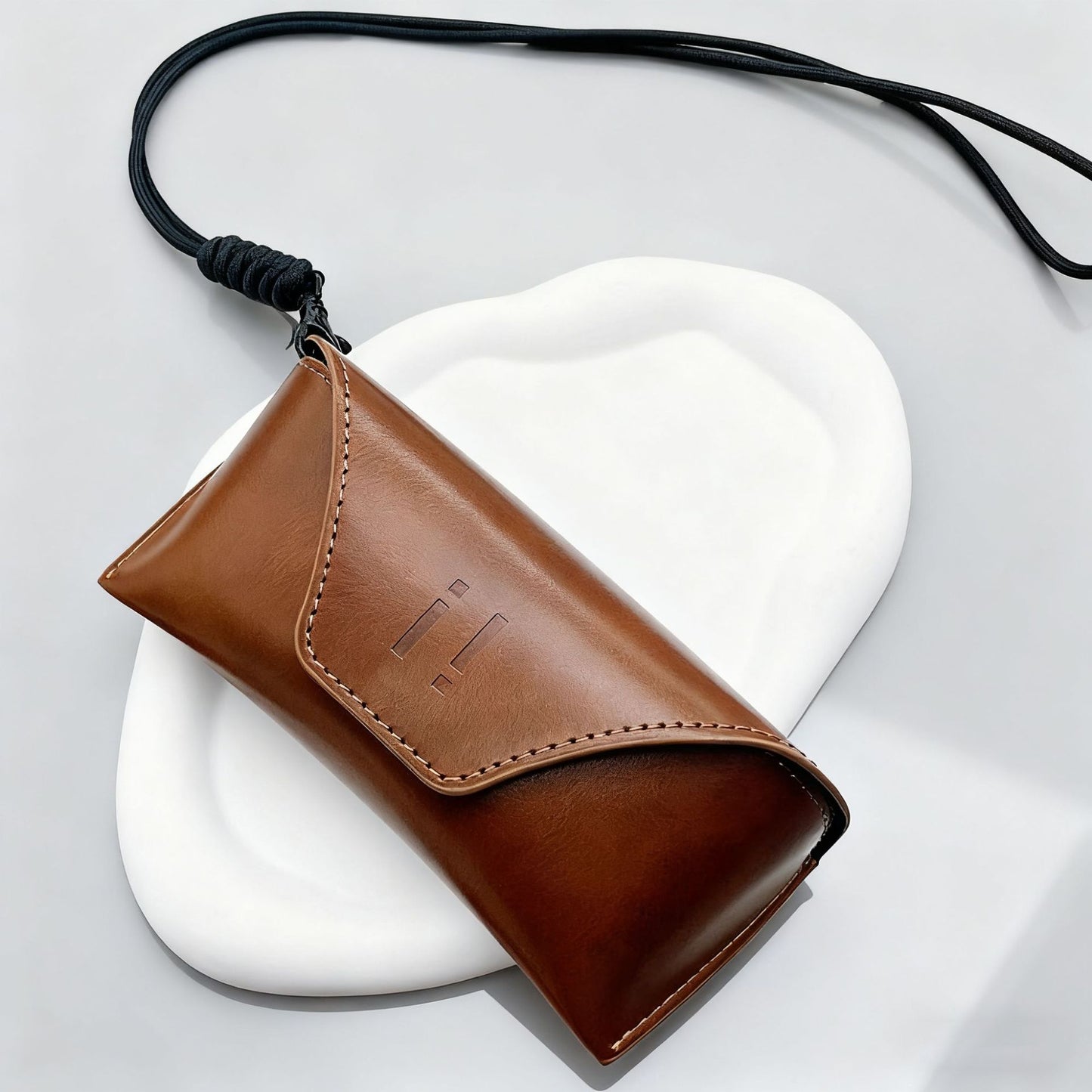 Premium Leder Brillenetui Brehn