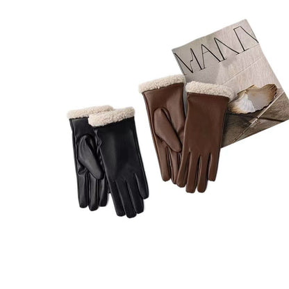 Premium isolierte Leder Touchscreen-Handschuhe Brehn