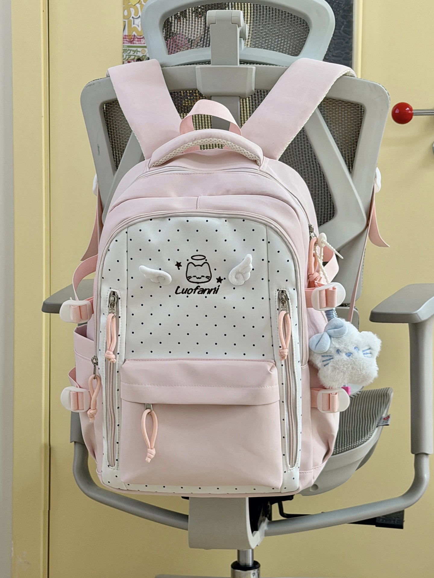 Multi-Funktionaler gepunkteter Schulrucksack