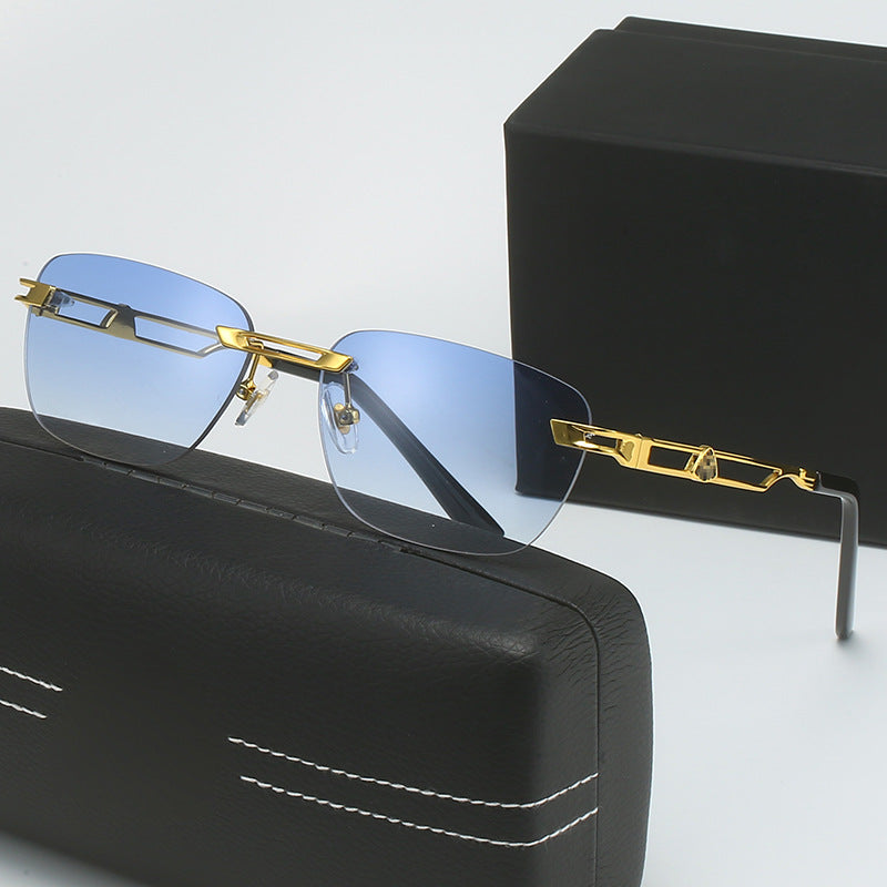 Damen Designer Sonnenbrille mit elegantem Metallrahmen Brehn