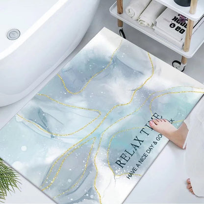 Luxuriöse Marmor Design Badematte Brehn