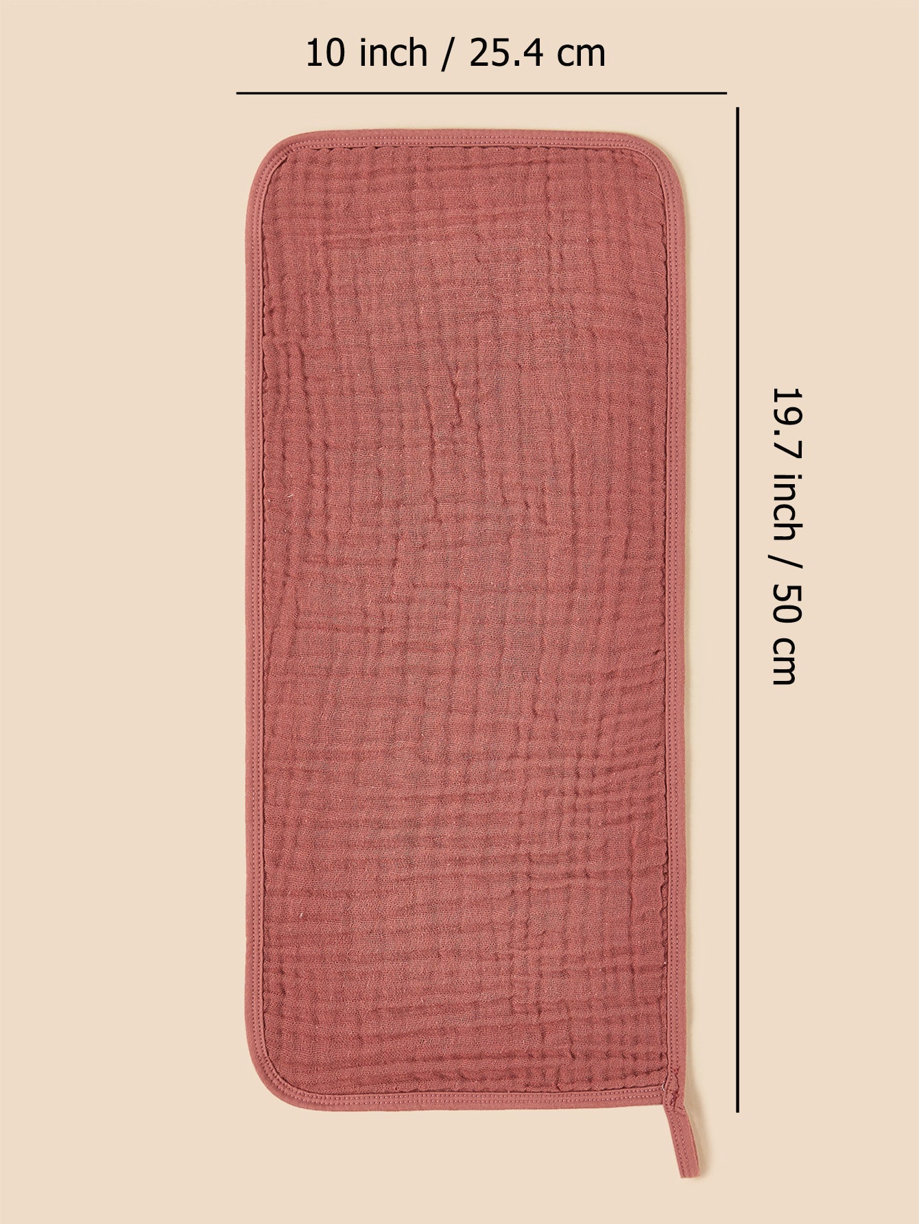 Weiches Baumwoll-Musselin Wickelunterlagenbezug Brehn
