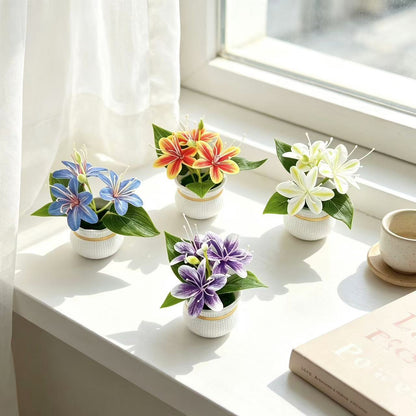 Künstliches Blumenarrangement für dekorative Wohnungsdisplay