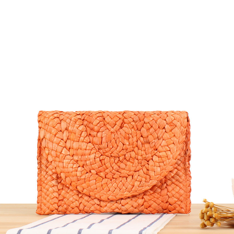 Clutch Aus Handgefertigtem Korbgewebe Brehn