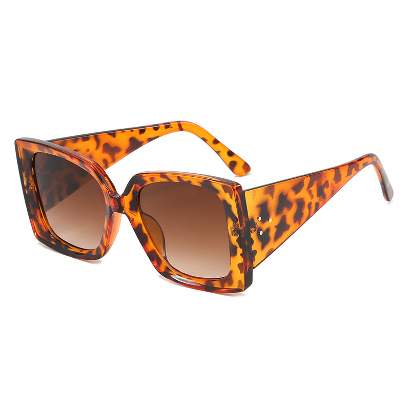 Damen Überdimensionierte Leo-Sonnenbrille Brehn