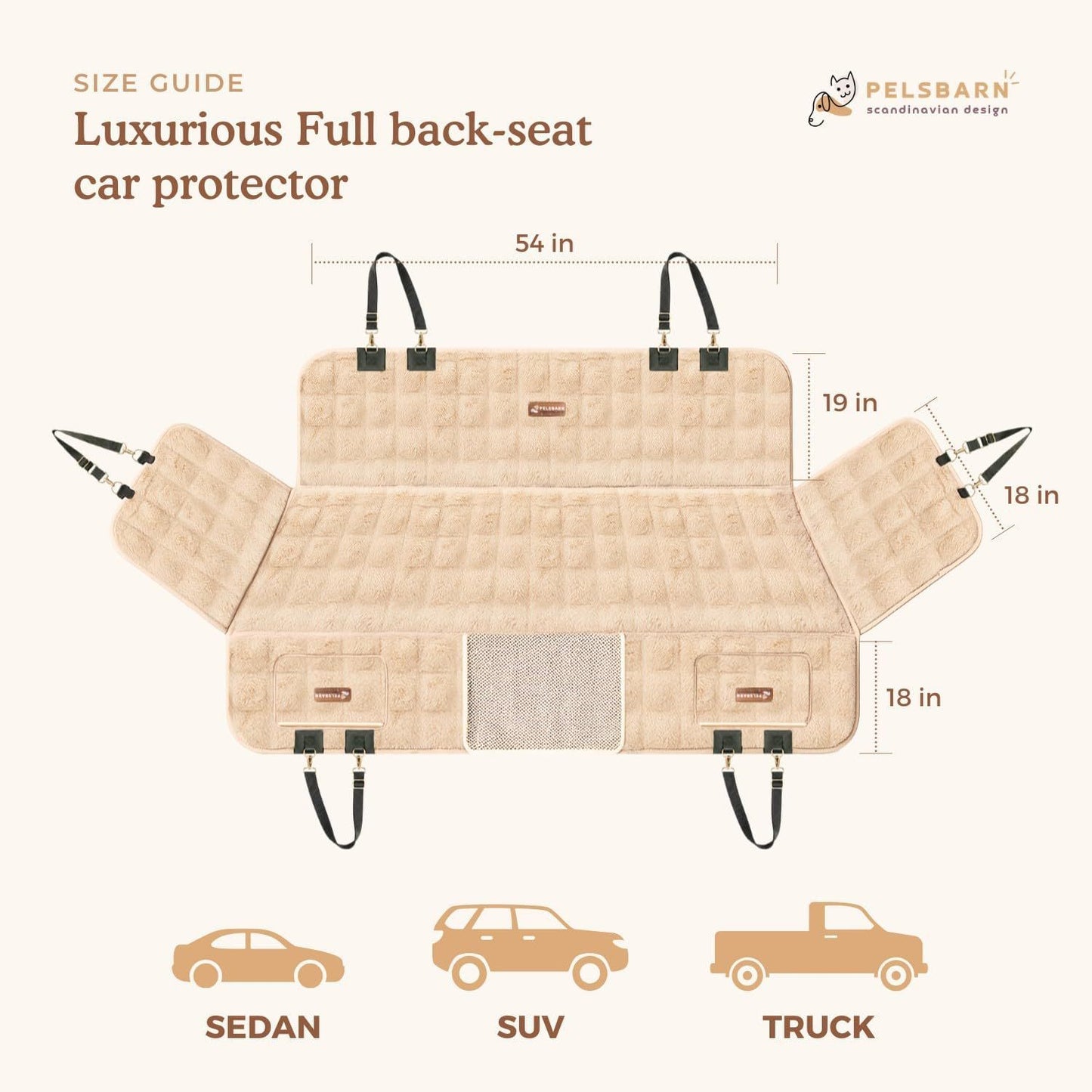 Plüsch Hund Auto Sitze Protector