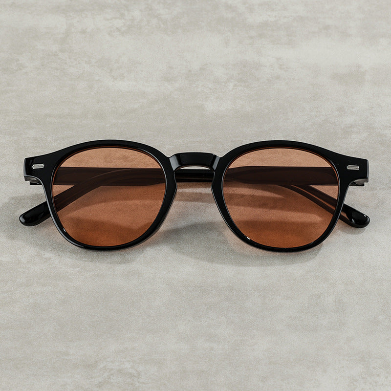 Vintage-inspirierte runde Rahmen-Sonnenbrille Brehn