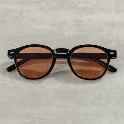 Vintage-inspirierte runde Rahmen-Sonnenbrille Brehn