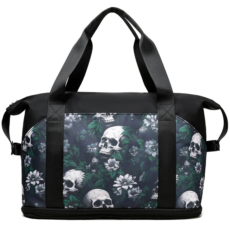 Künstlerisches Schädel-Druck Sport Duffel Tasche Brehn