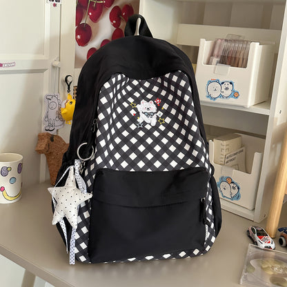 Spaß gemusterter Schulrucksack