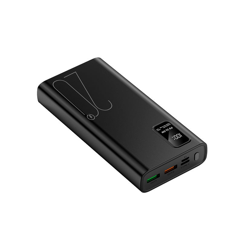 Hochleistungs-Powerbank mit integrierter Schnellladefunktion und LCD-Anzeige Brehn