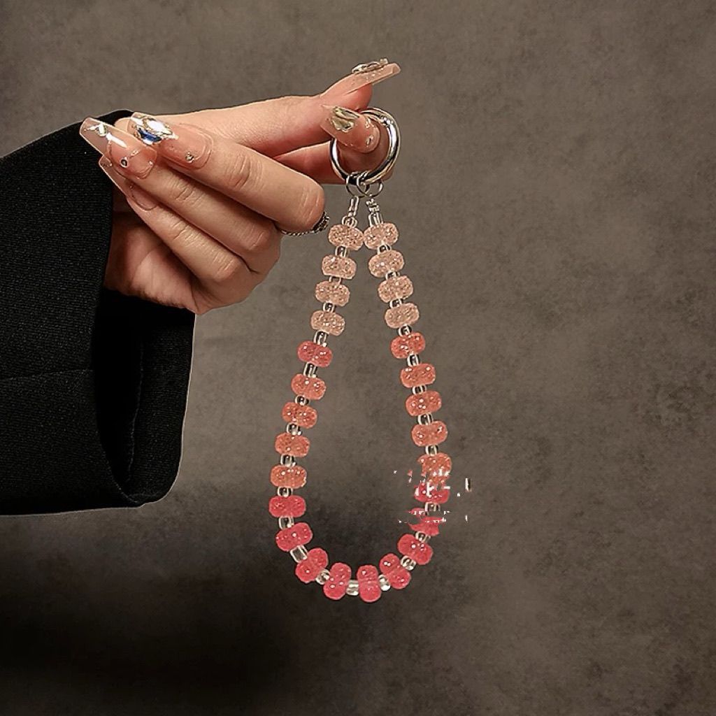 Stylischer Perlen-Schlüsselanhänger Halter Brehn