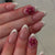 Elegante Blumendesign Presse-On-Nagelverlängerungen Brehn