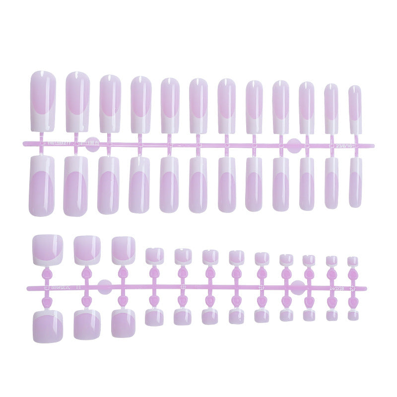 Elegantes skulptiertes Press-On Nagelkunst-Set Brehn