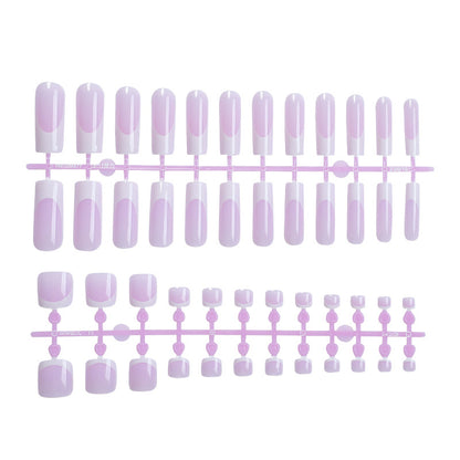 Elegantes skulptiertes Press-On Nagelkunst-Set Brehn