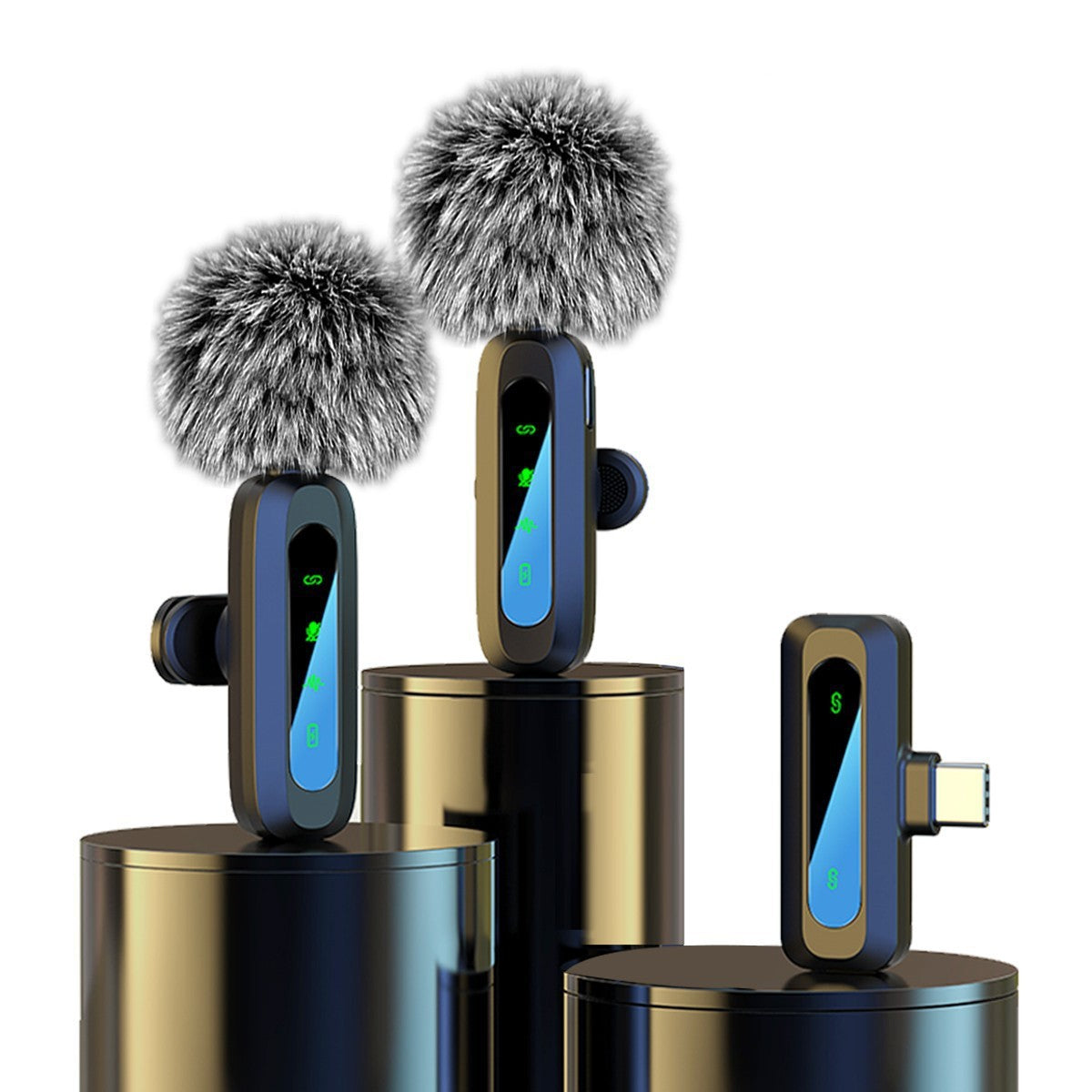 Kabelloses Lavalier Mikrofon mit Hochsensitiver Audioaufnahme Brehn
