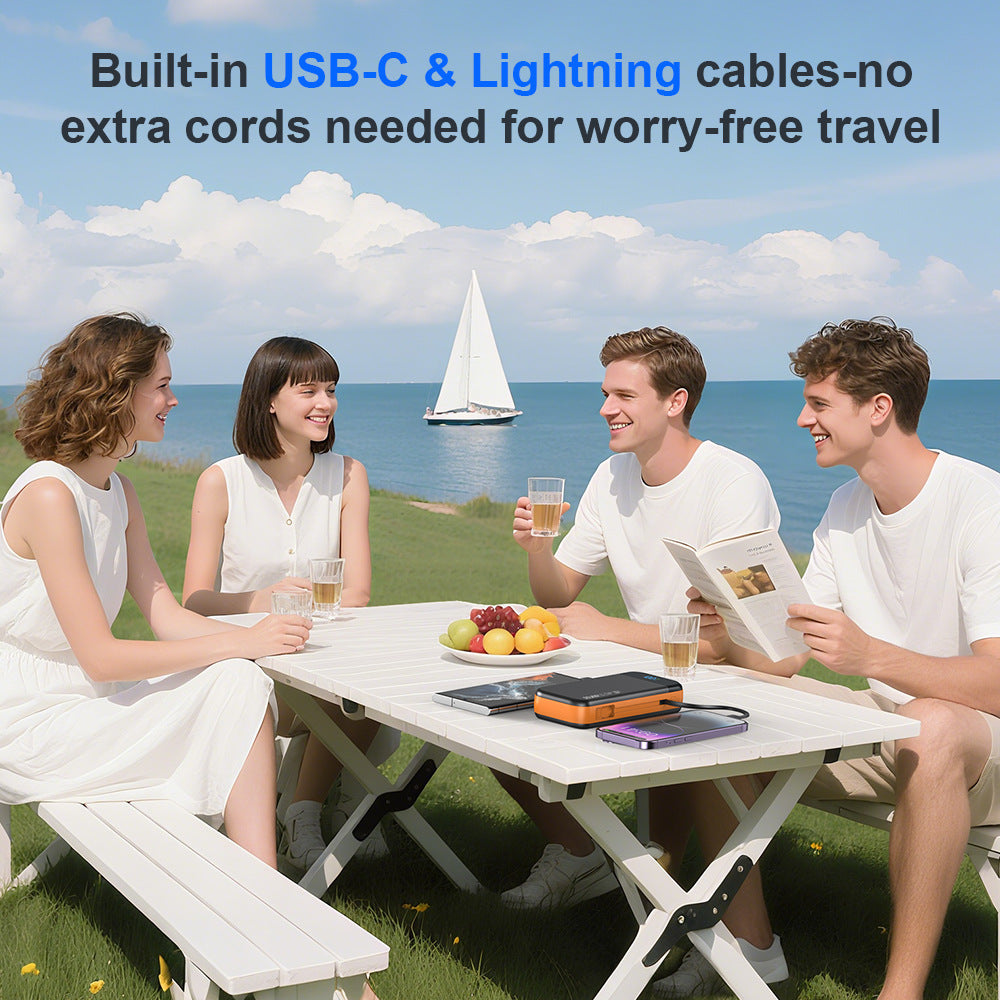 Hochleistungs Powerbank mit LED-Display und Schnelllade Technologie Brehn