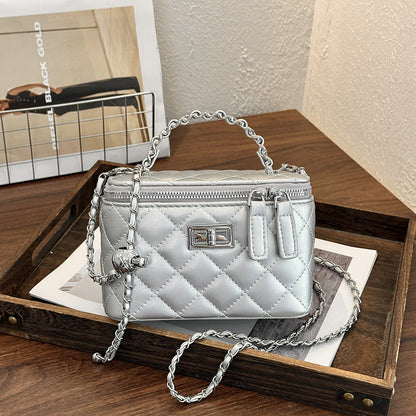 Gepolsterte Mini Handtasche Crossbody