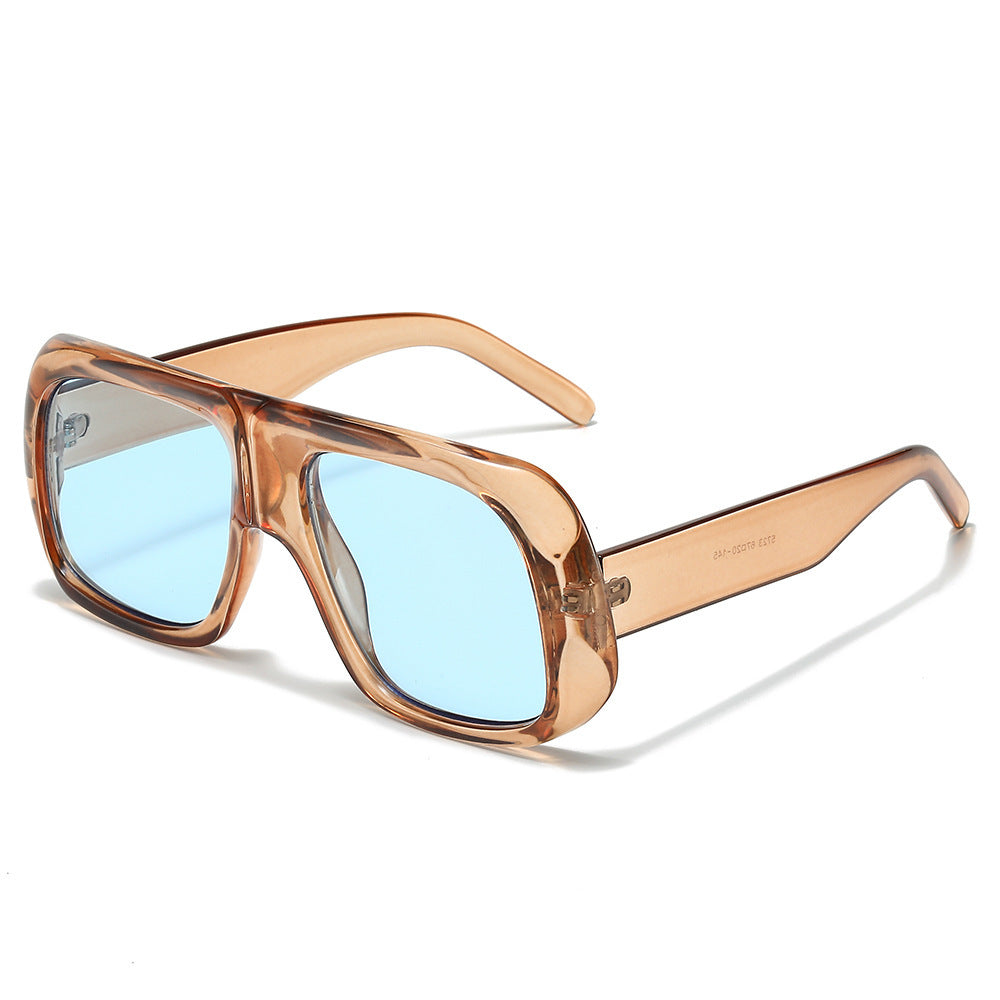 Luxuriöse Übergroße Quadratische Sonnenbrille Brehn