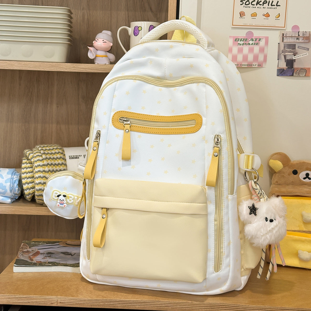 Stylische Stern-beschmückte Mode-Rucksack Brehn