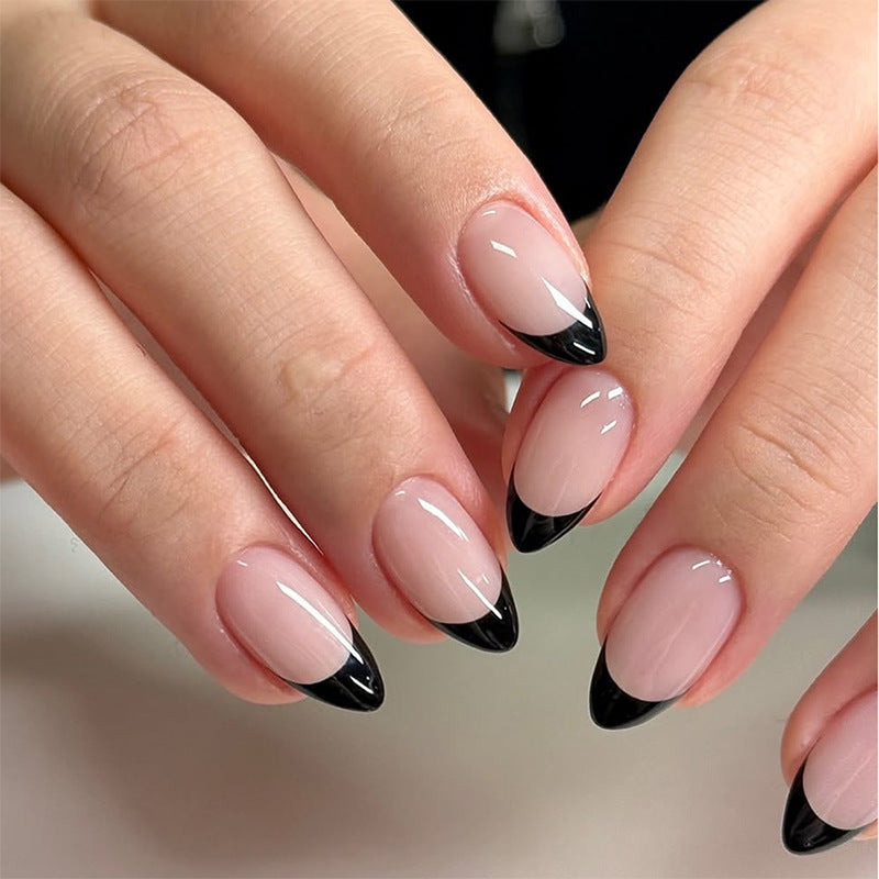 Elegantes spitzes Press-On-Nagelkunst-Set Brehn