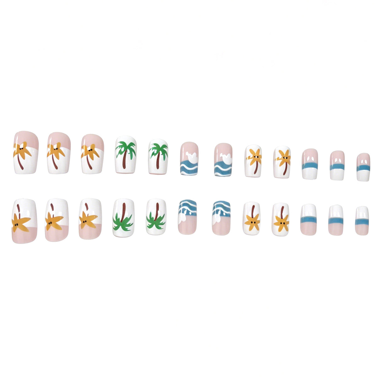 Tropisches Urlaubsthemen-Nageldesign Brehn
