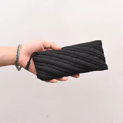 Stylische Canvas-Mäppchen mit Reißverschluss