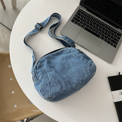 Lässige Denim Umhängetasche