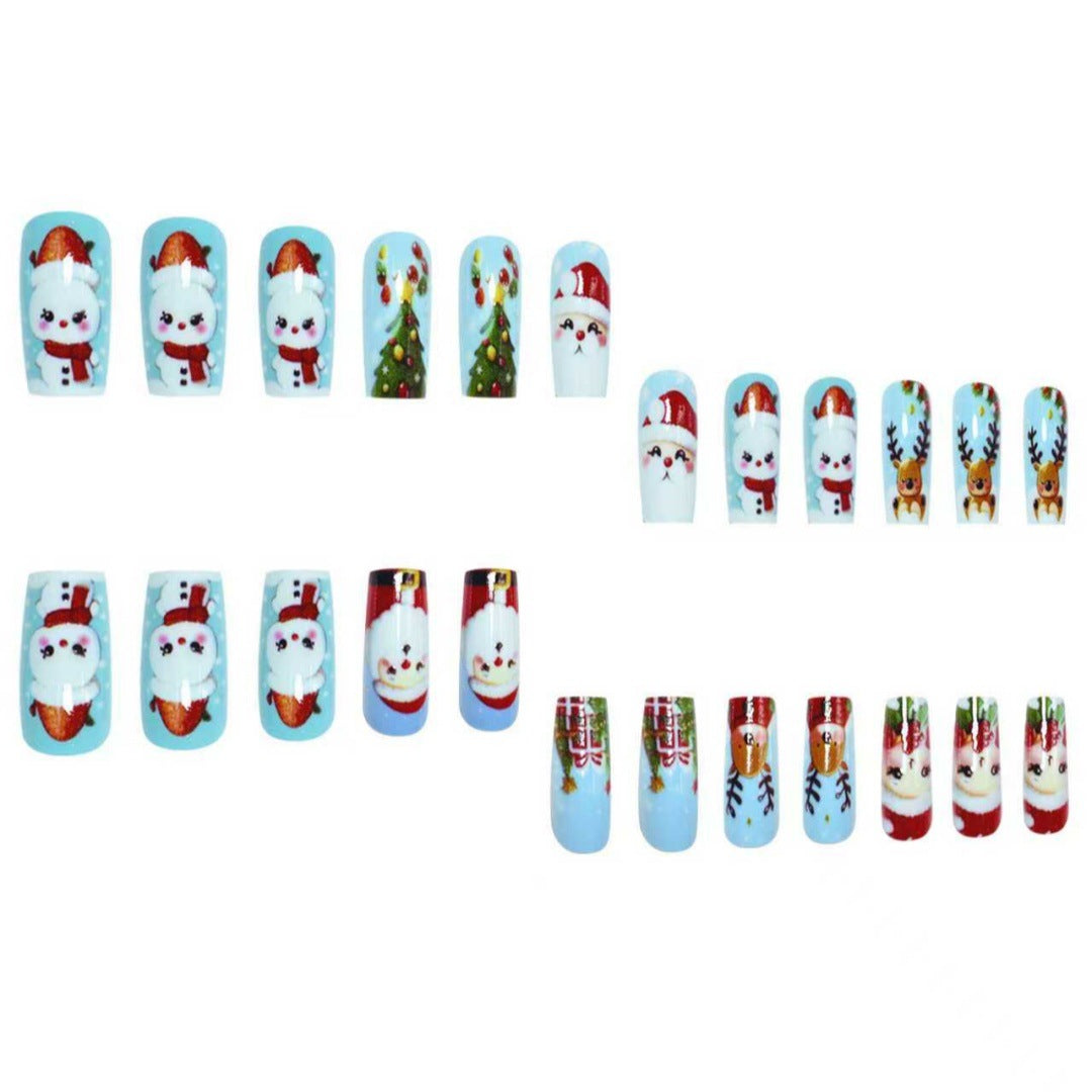 Festliches Feiertags-Charakter-Nagelkunstset Brehn