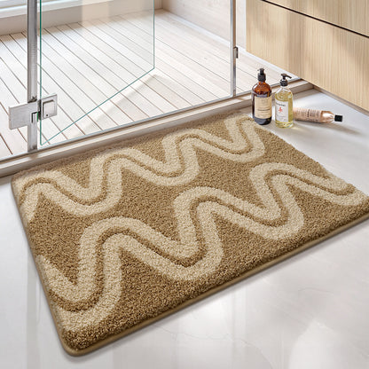 Absorbierender geometrischer Muster-Badematte