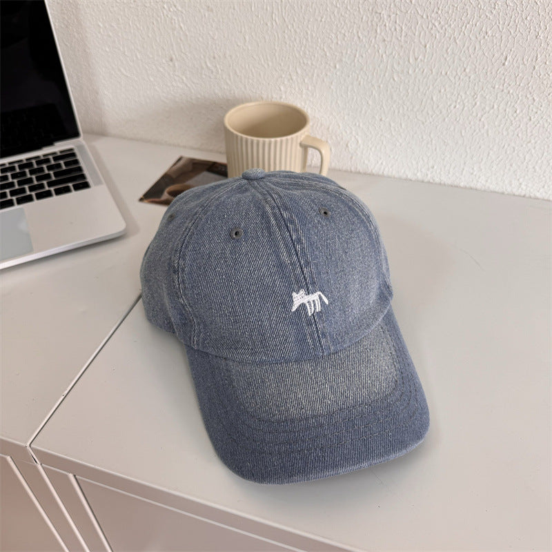 Herren Freizeit Grafik Denim Baseballmütze Brehn