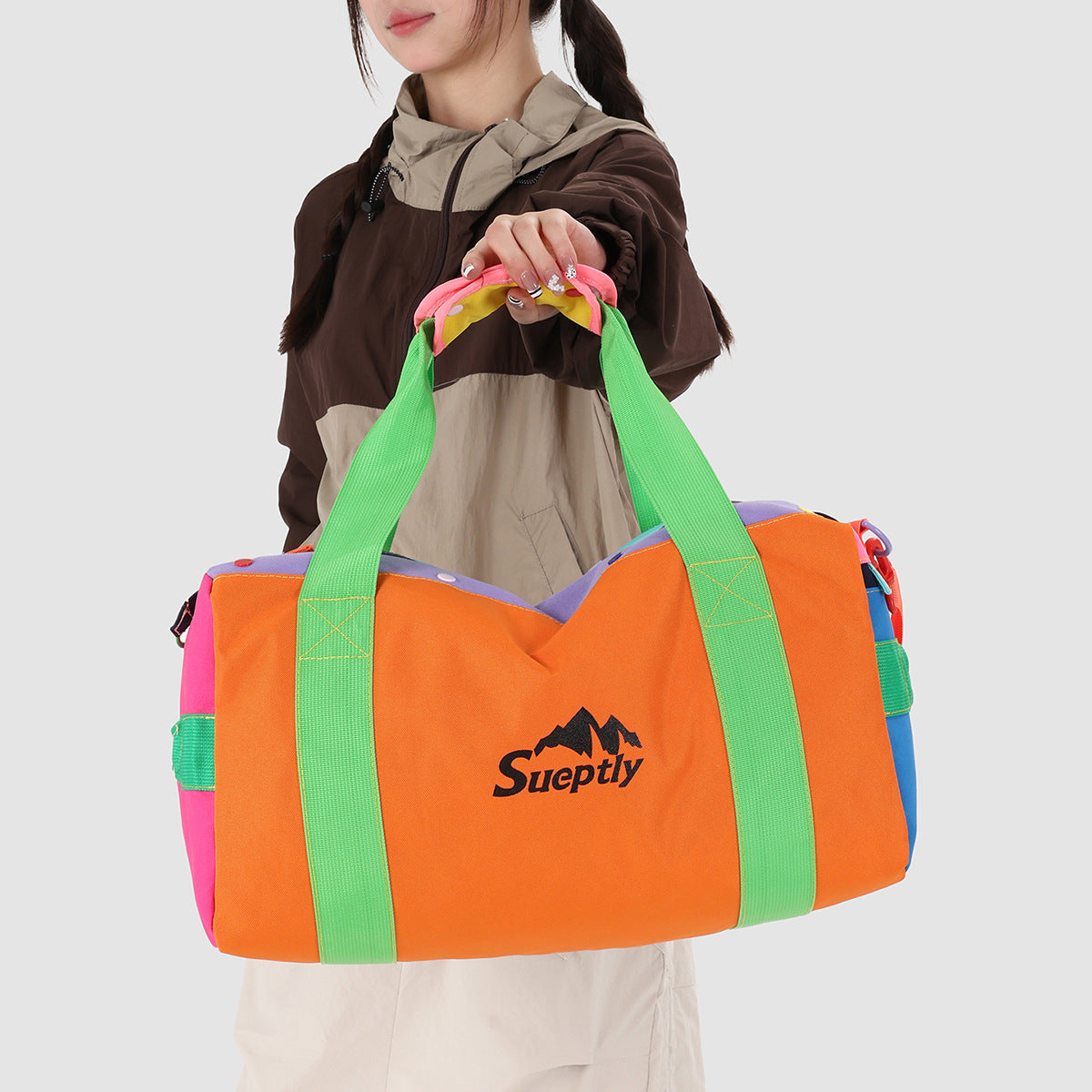 Bunter Reise-Duffel